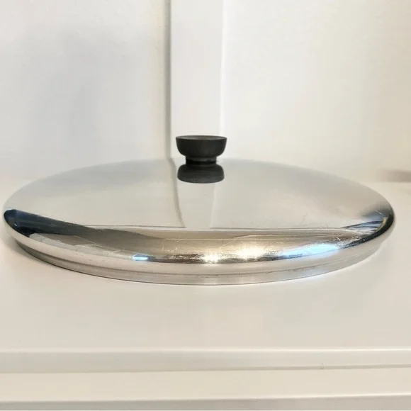 Revere Ware Replacement LID ONLY 12" Skillet or 16 Qt Stock Pot 11 3/4" Inner - Picture 3 of 7